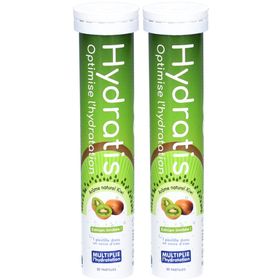 HYDRATIS - Hydration Electrolyte Pastilles - Kiwi - Verbessert die Hydration und fördert die Energie - Isotonische Formel - Sport, Erholung, Wohlbefinden - 1 Tube (20 Pastillen)