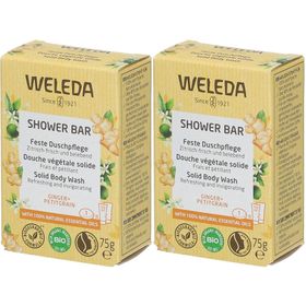 WELEDA Bio Douche Végétale Solide Gingembre & Petit Grain