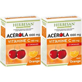 Herbesan® Acérola Vitamine C – Goût Orange