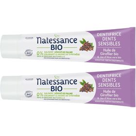 Natessance Dentifrice Bio à l’Huile d’Amande pour Dents Sensibles