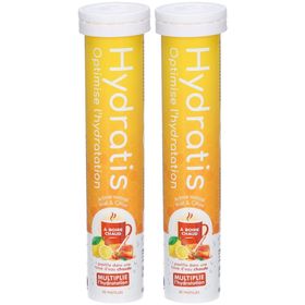 HYDRATIS - Hydration Electrolyte Pastilles - Honig Zitrone [Heiße Serie] - Verbessert die Hydration und fördert die Energie - Isotonische Formel - Sport, Erholung, Wohlbefinden - 1 Tube (20 Pastillen)