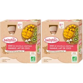 Babybio KIWI DE NOUVELLE-AQUITAINE MANGUE LAIT DE COCO dès 6 mois