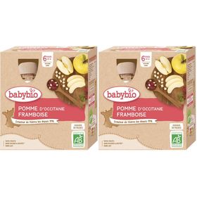 Babybio POMME D'OCCITANIE FRAMBOISE dès 6 mois