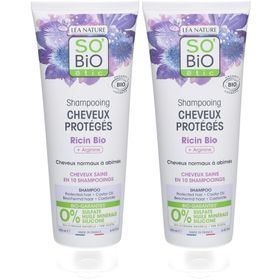 SO BIO ETIC Shampoing cheveux protégés ricin et arginine