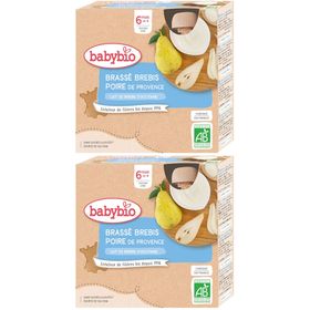 Babybio BRASSÉ BREBIS POIRE DE PROVENCE dès 6 mois