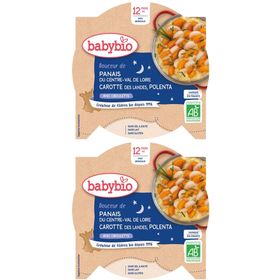 Babybio DOUCEUR DE PANAIS DU CENTRE-VAL DE LOIRE CAROTTE DES LANDES POLENTA À LA CIBOULETTE dès 12 mois