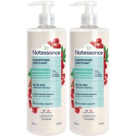 Natessance Shampooing Réparateur Fortifiant à l’Huile de Ricin et Kératine