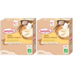 Babybio CREME SEMOULE VANILLE ab 6 Monate