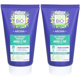 SO'BiO étic® Klärendes Peeling-Gel Tea Tree Bio für unreine Haut