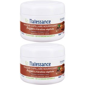 Natessance Masque Capillaire Argan Réparateur Cheveux Secs