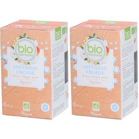 Nutrisanté Bio Kalter Kräutertee Mango-Pfirsich Geschmack Verdauung
