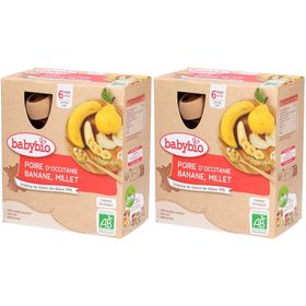 Babybio POIRE D'OCCITANIE BANANE MILLET dès 6 mois