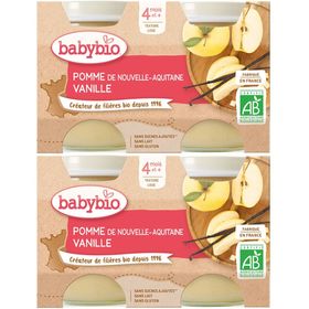 Babybio POMME DE NOUVELLE-AQUITAINE VANILLE dès 4 mois