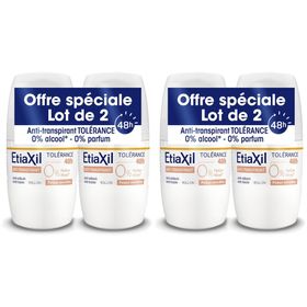 ETIAXIL Anti-Transpirant Tolérance 48h Roll On x2