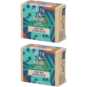 FAITH IN NATURE Feste Seife Kokosnuss
