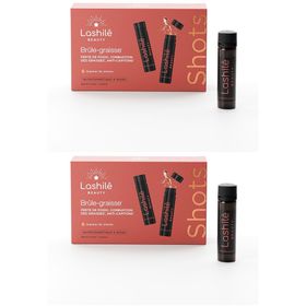 Lashilé Beauty - Fatburner Shots - Gewichtsverlust, Fettverbrennung, Anti-Dellen - Nutricosmetics zum Trinken - 14-Tage-Programm - Guarana, Eisen und Chrom.