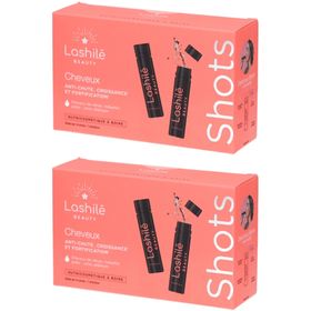 Lashilé Beauty - Shots Haar - Formel 3 in 1 - Anti-Haarausfall, Wachstum und Stärkung - Nutricosmetics zum Trinken - 14-Tage-Programm - Venushaar, Rucola, Schachtelhalm, Selenium