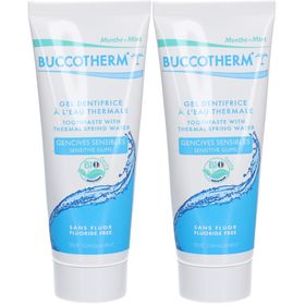 Buccotherm Gel Dentifrice à l'Eau Thermale Gencives Sensibles Sans Fluor Bio