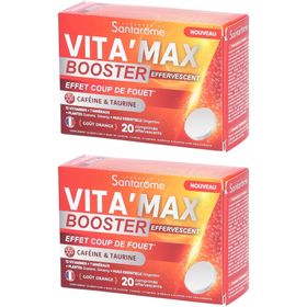 Santarome Vita'max Brause Booster Anti-Müdigkeit Goût Orange