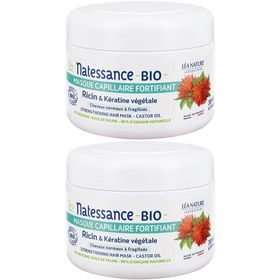 Natessance Stärkende Haarmaske mit Bio-Rizinus und pflanzlichem Keratin