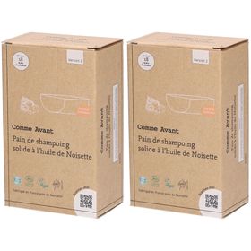 WIE VORHER Festes Shampoo mit Haselnussöl