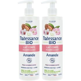 NATESSANCE Bio Lait Corps Nourrissant Amande