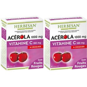 HERBESAN® Acerola Vitamin C - Rote Früchte Geschmack