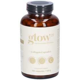Glow25® Gélules de collagène hautement dosées avec acide hyaluronique et vitamine C
