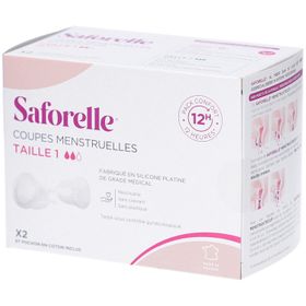 Saforelle® Menstruationstassen Größe 1 – für leichten Fluss