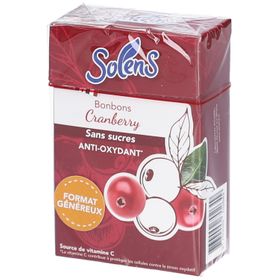 Solens Bonbons Cranberry zuckerfrei – Mit Vitamin C & Fruchtsaft