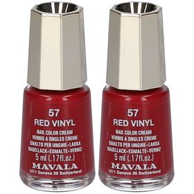 MAVALA Mini Color Nagellack - Rotes Vinyl 057