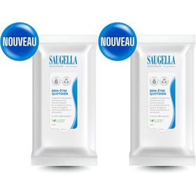 Saugella Bien-Être Quotidien Lingettes Nettoyantes Intimes