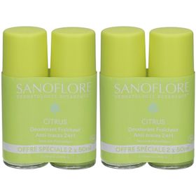 Sanoflore® Bio-Deo Vent de Citrus 24H Roll-On Set ohne Aluminium