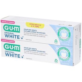 GUM Original White Zahnpasta, 2er-Pack à 75 ml