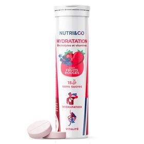 NUTRI&amp;CO Elektrolyte – Flüssigkeitszufuhr mit Beeren-Geschmack