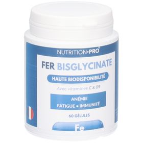 FER BISGLYCINATE - 60 GÉLULES