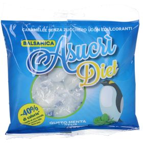 SELLA Karamelle Asucri Diet Geschmack Minze-Eukalyptus