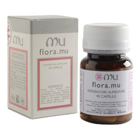 Mu Flora.mu probiotische Kapseln mit Inulin und Milchsäurebakterien
