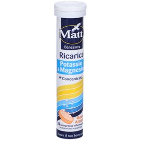 Matt Wellness Nachfüllpackung - Kalium und Magnesium - Orangengeschmack