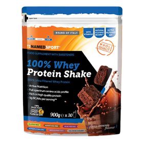NAMEDSPORT® 100% Molkenprotein-Shake in der Geschmacksrichtung Schoko-Brownie