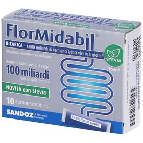 FlorMidabyl Ricarica Bustine mit Stevia