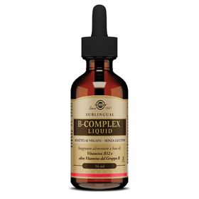 SOLGAR B-Complex Liquid - Vitamine B und B12 sublingual für Veganer