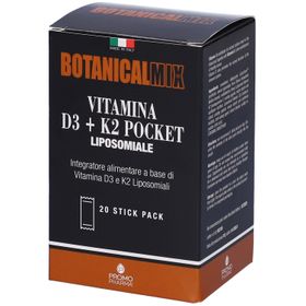 PromoPharma® Botanical Mix® Vitamina D3 + K2 Pocket Liposomale
