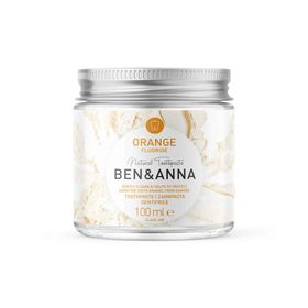 Ben & Anna Natural Toothpaste Glass Jar Orange Fluoride