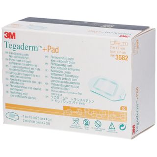3M™ Tegaderm™ + Pad Transparentverband mit nicht klebender Wundauflage 5 x 7 cm