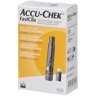 ACCU-CHEK® FastClix Stechhilfe + Kartusche mit 6 Lanzetten