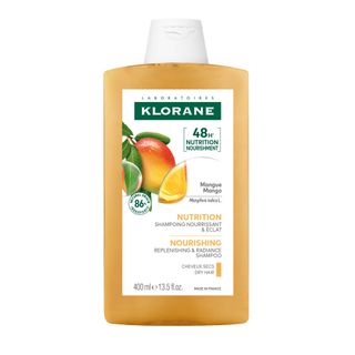 Klorane Mangue Shampooing Nutrition | Nourrissant & éclat | Cheveux secs