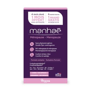 Manhaé Ménopause 3 mois + 1 Gratuit