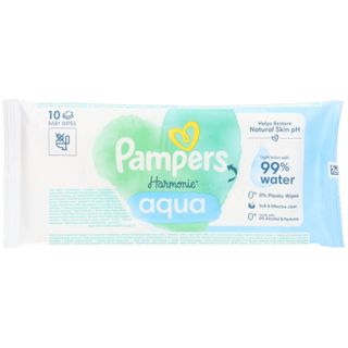 Pampers Harmonie Aqua Babyfeuchttücher – 99 % Wasser