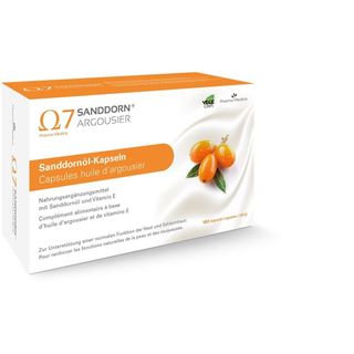 Nahrungsergänzungsmittel mit Sanddornöl und Vitamin E